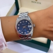 Rolex Datejust 31 - niebieski cyfeblat z diamentami