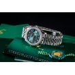 NOWY 2021 Rolex Datejust 31 z brylantowym pierścieniem, zielona tarcza iced