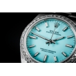 NOWY 2021 Rolex Oyster Perpetual 31 z brylantowym pierścieniem - TIFFANY BLUE