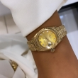 Rolex Lady Datejust 26 - President - złoto 18k i brylanty