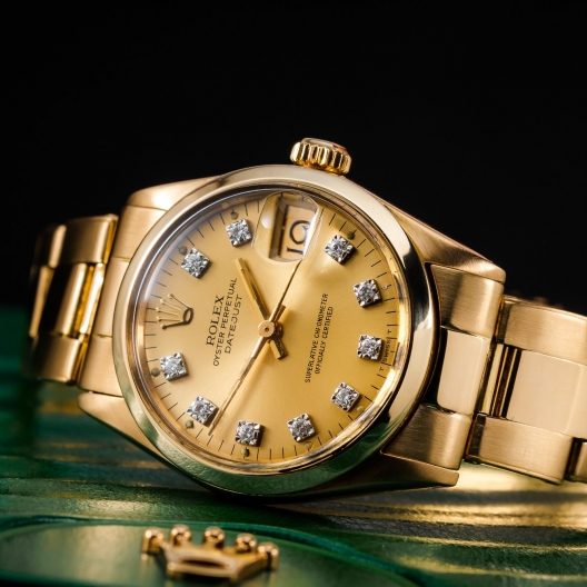 Rolex Datejust 31 - żółte złoto pr.750 . Brylanty w białym złocie !