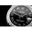 Rolex 2021 Datejust 31 z brylantowym pierścieniem - czarna tarcza