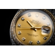 Rolex Datejust 36 Brylantowy ze złotą tarczą