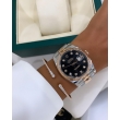 Rolex Datejust 36 różowe złoto i diamenty na czarnej tarczy
