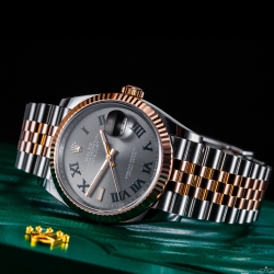 Rolex Datejust 36 Wimbledon Everose