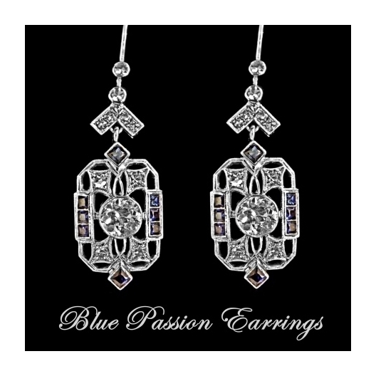 Blue Passion Earrings