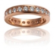 Luxury Sides pierścionek białe złoto