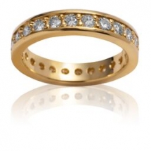 Luxury Sides pierścionek białe złoto